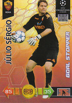 Julio Sergio AS Roma 2010/11 Panini Adrenalyn XL CL Goal Stopper #266
